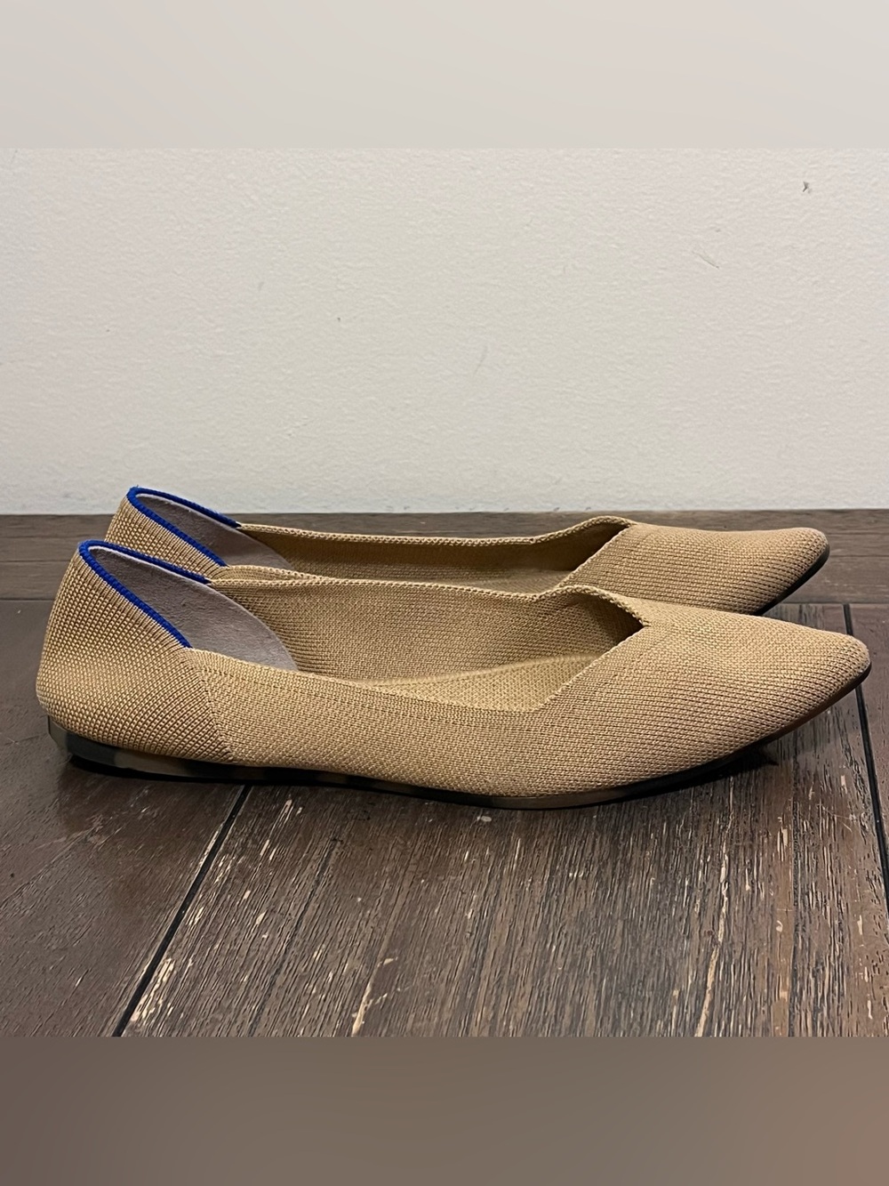 Rothy’s The Point Tan Flats Womens 9 - Picture 8 of 10